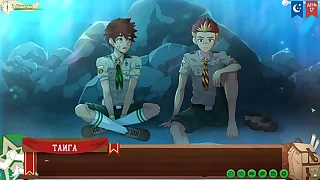 Game: Friends Sordid path 2, part 23 - A undeceptive conversation wide Taiga (russian voiceover)